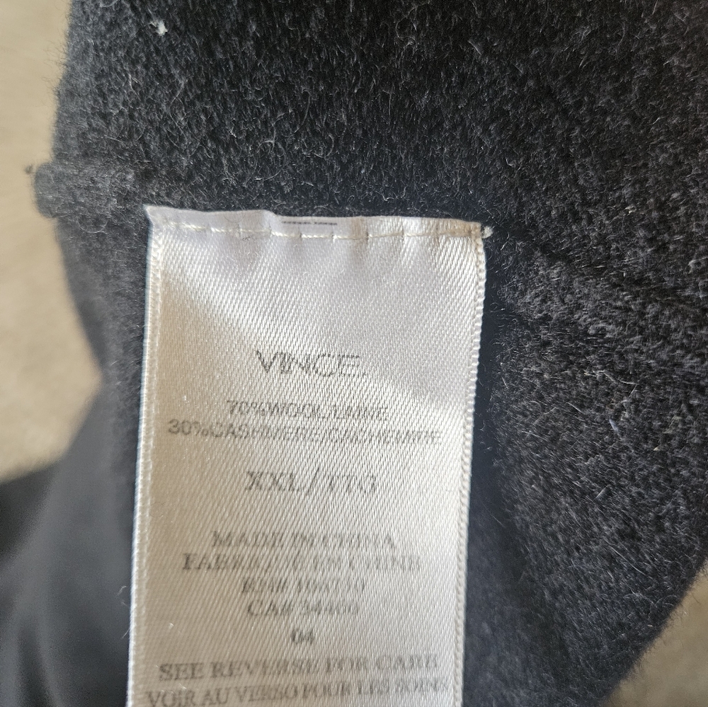 Vince Brand Wool/Cashmere Blend Men's Henley Sweater Xxl - Picture 5 of 5